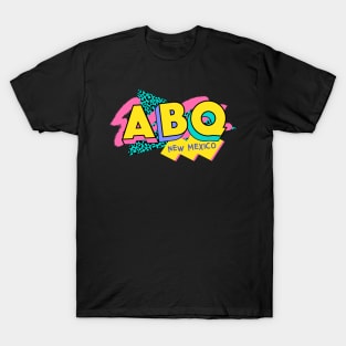 Albuquerque, New Mexico Retro 90s Logo T-Shirt